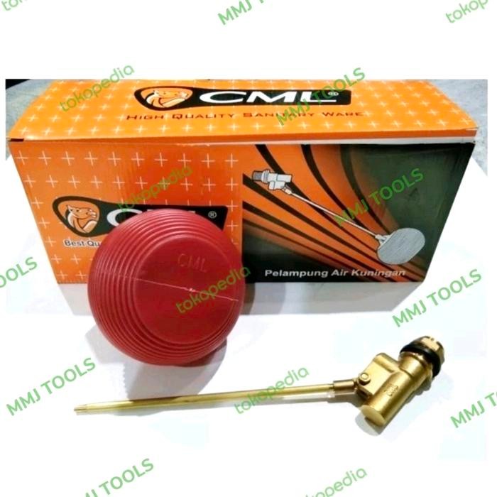 Pelampung Bola Kuningan Camel 1/2" - Camel Pelampung Air Kuningan