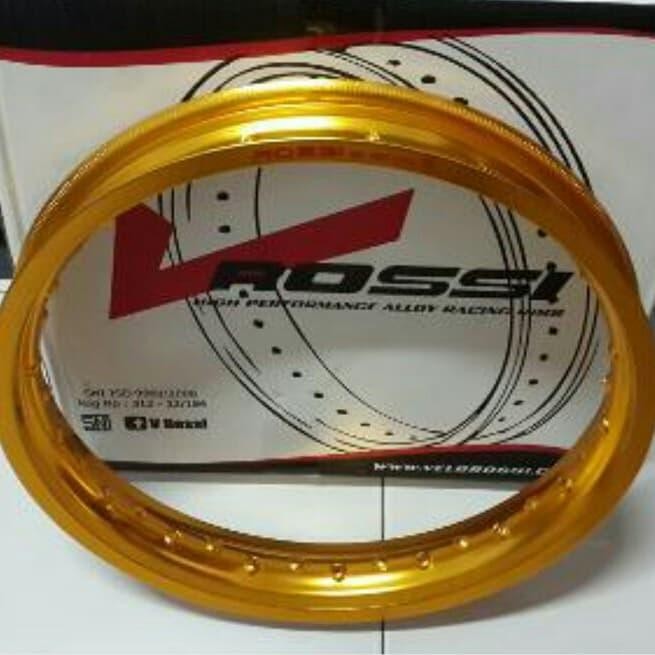 PELEK JARI-JARI V ROSSI WM UKURAN 185 RING 17 WARNA GOLD