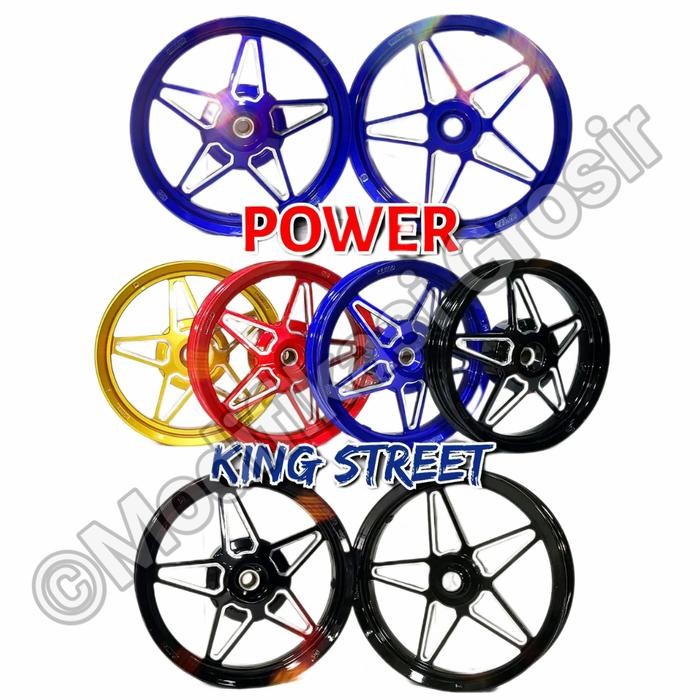 VELG RACING TAPAK LEBAR POWER KING STREET VARIO 110 BEAT SCOOPY GENIO