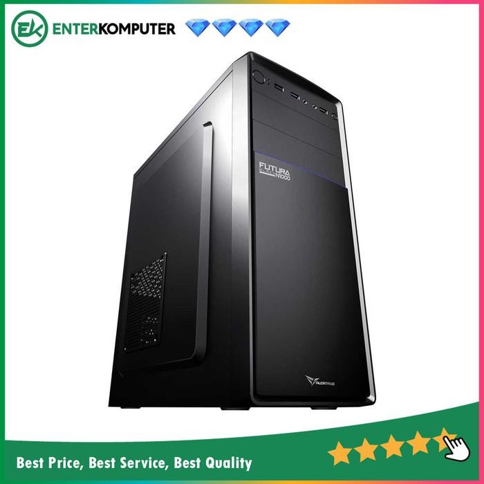 Casing Powerlogic Futura Black N1000/N2000 - Tanpa PSU