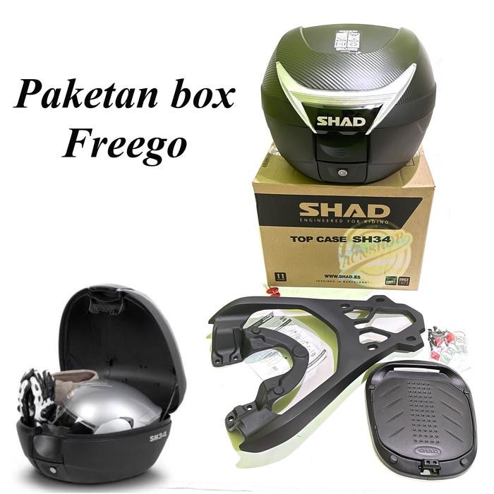 TOP BOX SHAD 29 & BREKET BOX MOTOR FREEGO