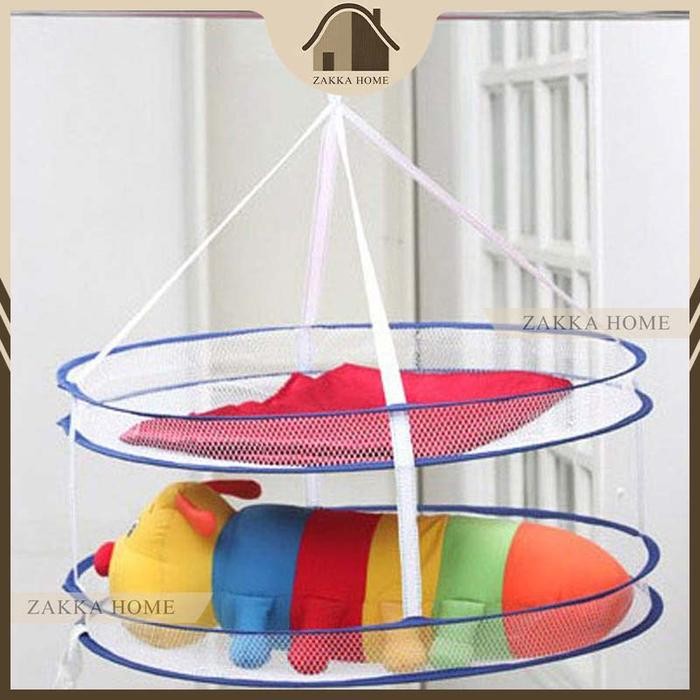 Ikea Livien - Jemuran Pakaian Dalam/Kaos Kaki/Boneka Jemuran Lipat Transparan