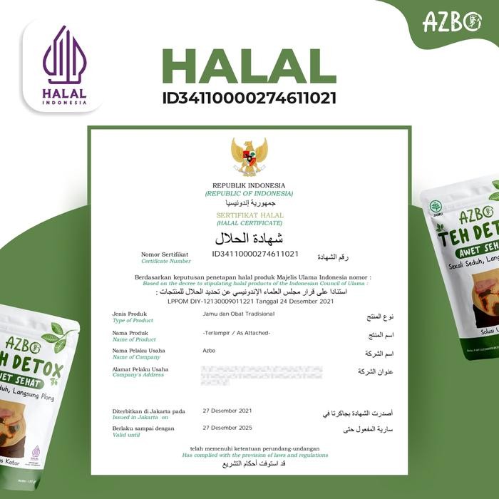 

Promo Teh Hijau Azbo Minuman Teh Detoksifikasi Herbal Greentea Alami Kemasan Baru 130 Gram Terlaris