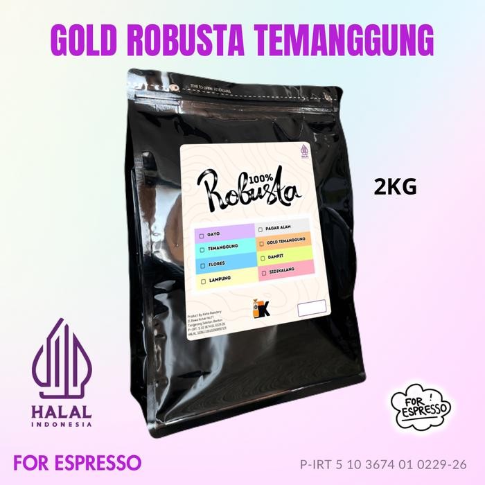 

Kopi Gold Robusta Temanggung 2kg
