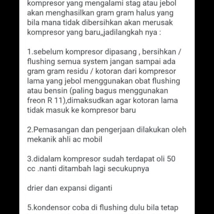 KOMPRESOR KOMPRESSOR AC HONDA MOBILIO DENSO ASLI