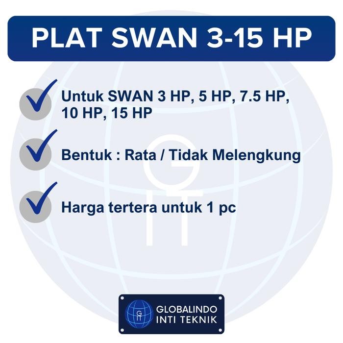 PLAT KLEP KECIL / VALVE PLATE KOMPRESOR ANGIN SWAN 3 5 7.5 10 15 HP