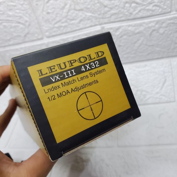 Menarik Teleskop Leupold 4X32 Duplex Telescope Leupold Vx-Iii 4X32 Tahan Getar Ring Gold Terlariss