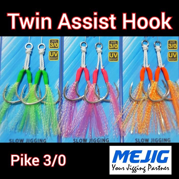 NEW ASSIST HOOK / KAIL PANCING SLOW JIGGING MODEL PIKE 3/0 [100% ORIGINAL]