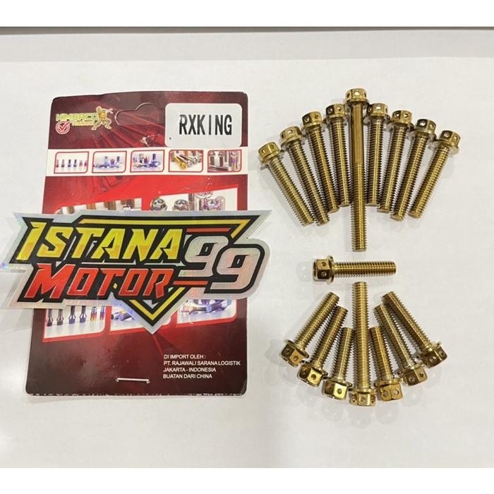 BAUT PROBOLT CVT RX KING THAILAND BAUT BLOK MESIN CVT RX KING SATU SET