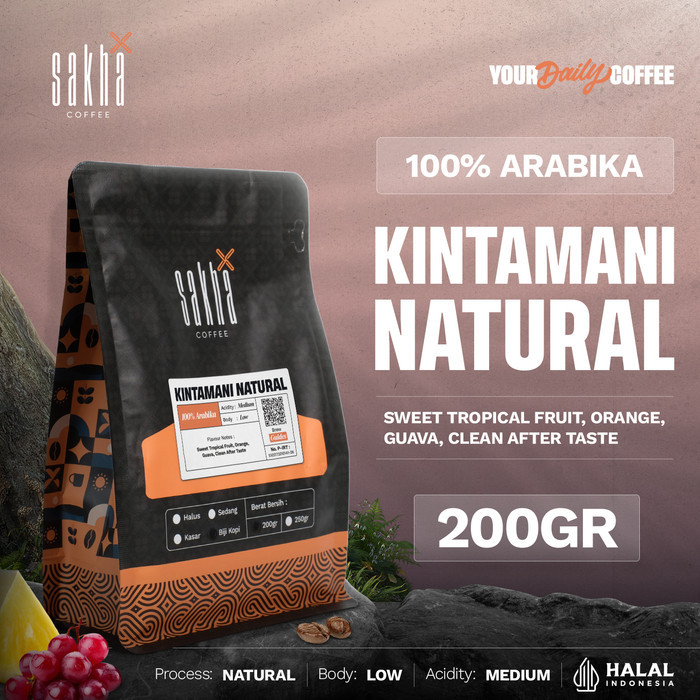 

Biji Kopi Arabika Bali Kintamani Natural Arabica Coffee Beans 200 Gram