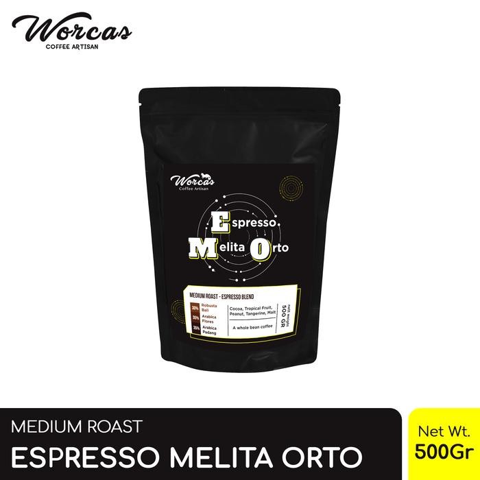 

WORCAS Melita Orto Espresso Blend 500 Gram - Medium Roast