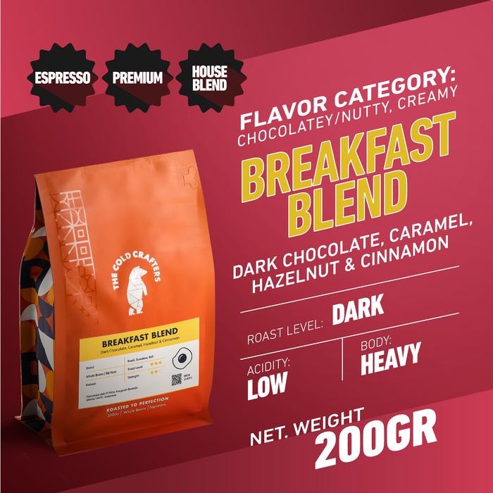 

Breakfast Blend Kopi Arabika Arabica Coffee Biji Kopi Bubuk