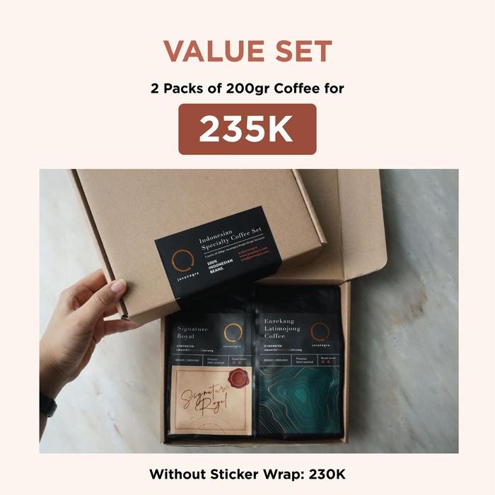 Javanegra Value Set 1 box isi 2x200gr Kopi