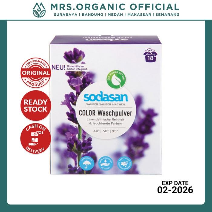 NEW PRODUK SODASAN COLOR LAUNDRY DETERGENT 1000GR - DETERGEN BUBUK LAUNDRY DETERJEN BUBUK AROMA