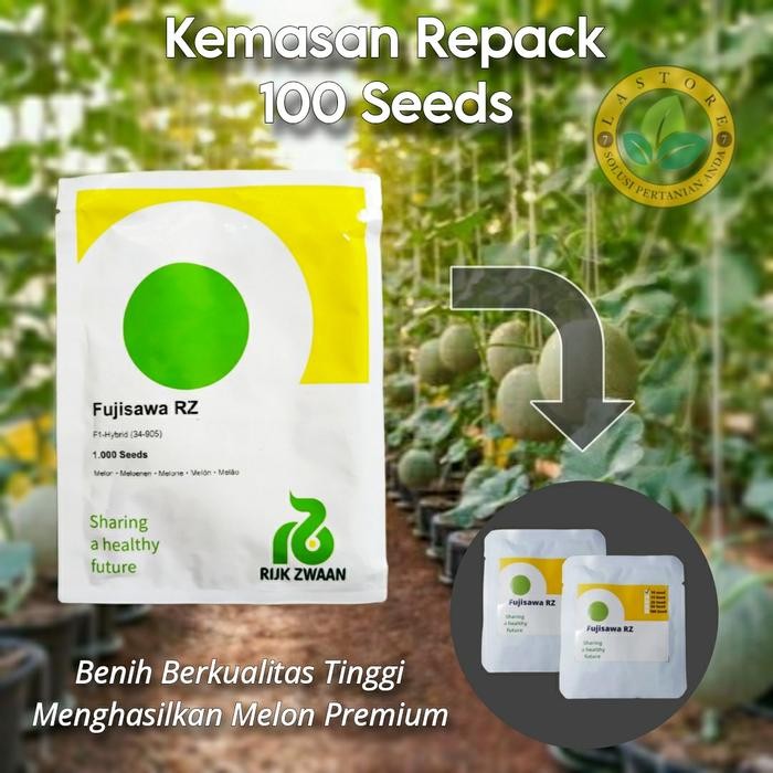 Benih Melon FUJISAWA RZ Repack 100 Butir Rijk Zwaan