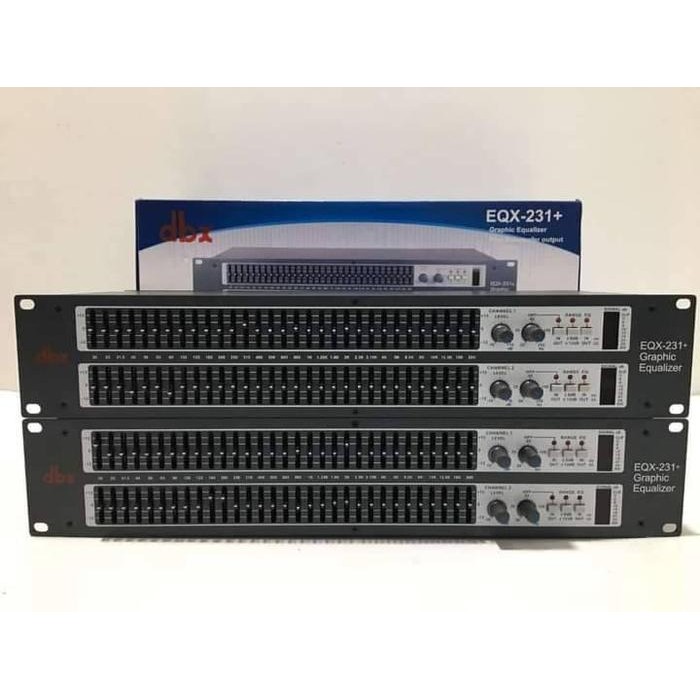 EQUALIZER DBX EQX231+ eqx 231+ PLUS SUBWOOFER