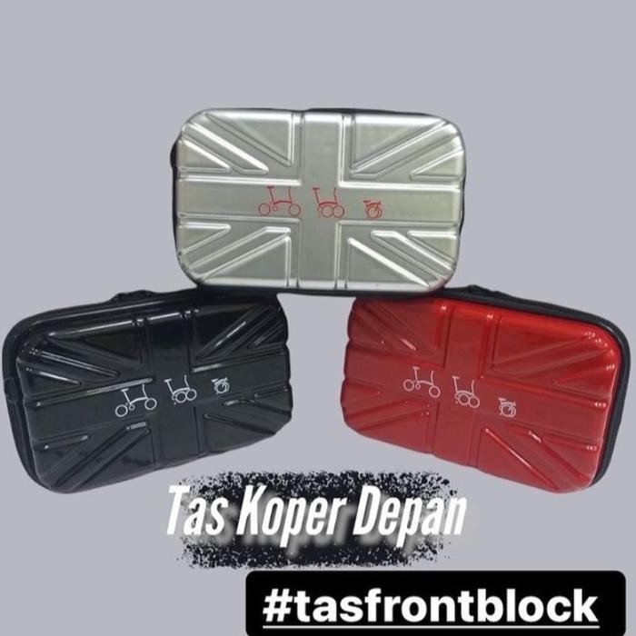 TERLARIS Tas Koper Depan Brompton Tas Front Block Brompton