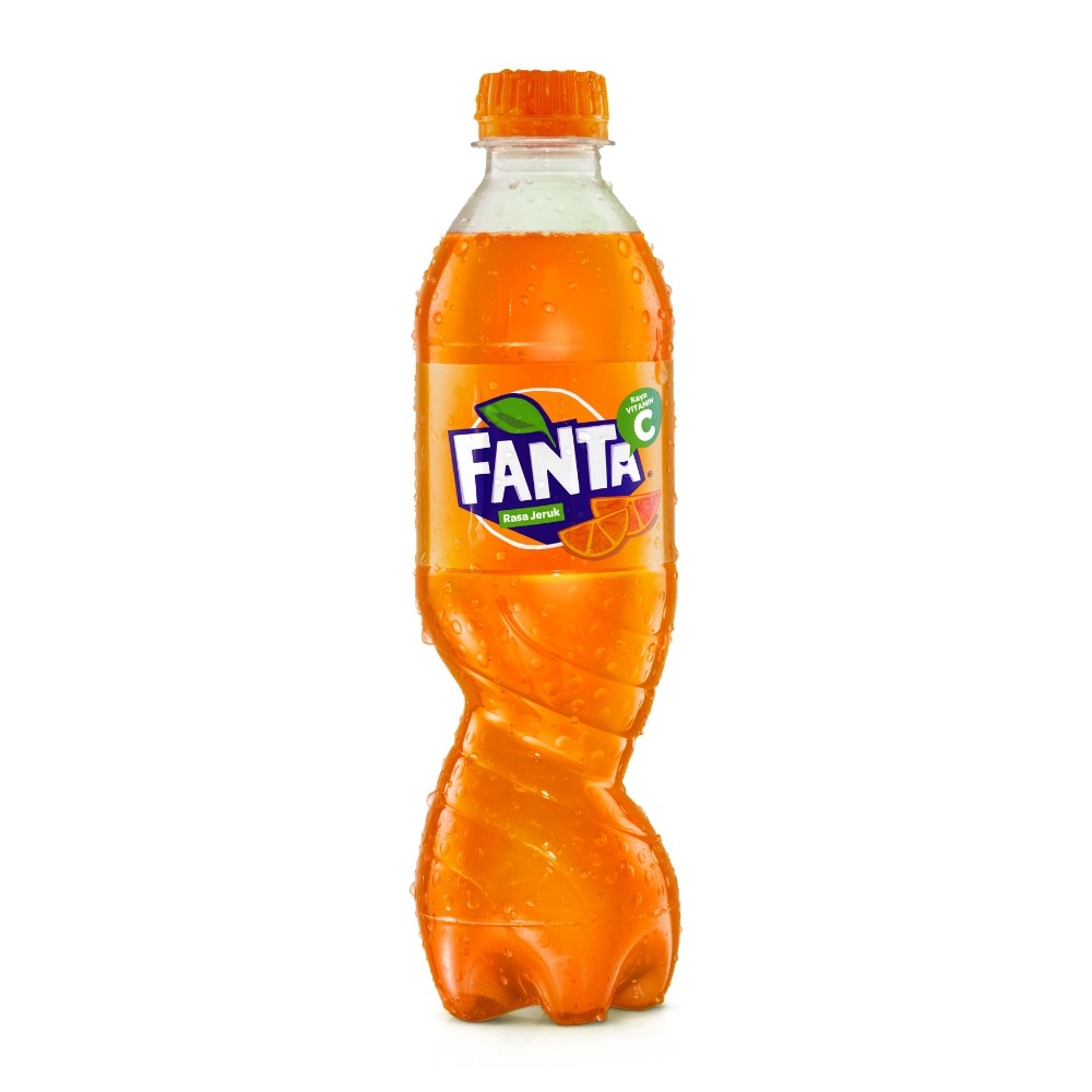 

Fanta Minuman Soda Jeruk Botol 390 ml