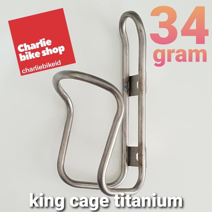 Bottle Cage Classic - King Cage - Titanium 34 Gram