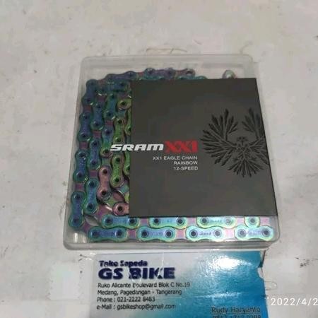 Sram Xx1 Chain Rainbow 12 Speed