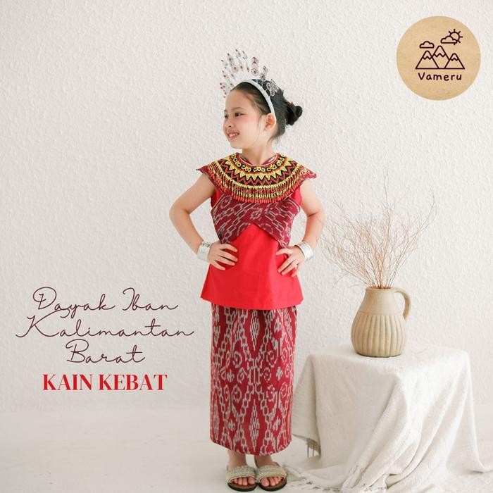 BAJU ADAT ANAK DAYAK IBAN KALIMANTAN BARAT