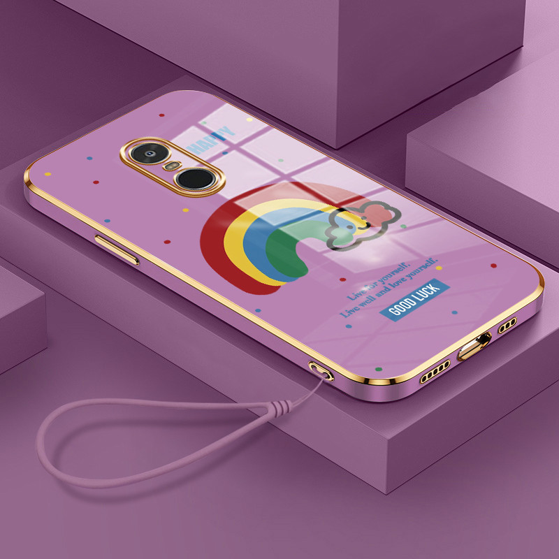 Casing Hp Untuk Xiaomi Redmi Note 4 Note 4X Case Casing pola Pelangi Kesing HP Cesing Silikon Softca