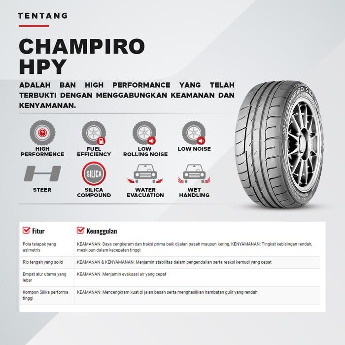 Ban GT Radial ampiro HPY ukuran 235/55 R19