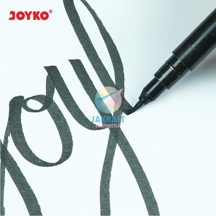 

(7 Pcs) Paket Drawing Pen & Kuas Permanen Joyko Dp-331-7 Hitam Black Brush 0.05 0.1 0.3 0.5 0.7 1.0