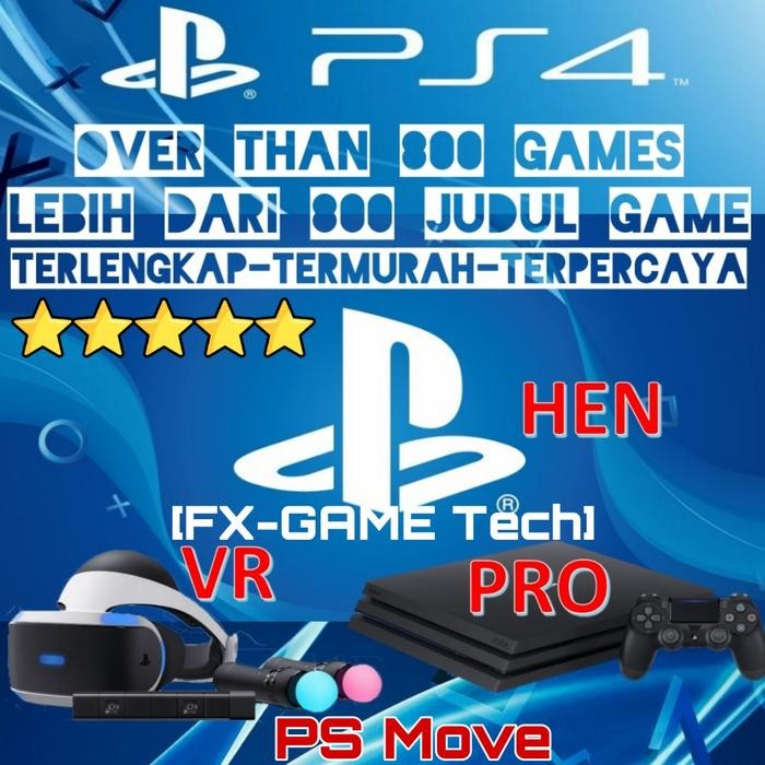 Isi game PS4 HEN Offline PlayStation 4