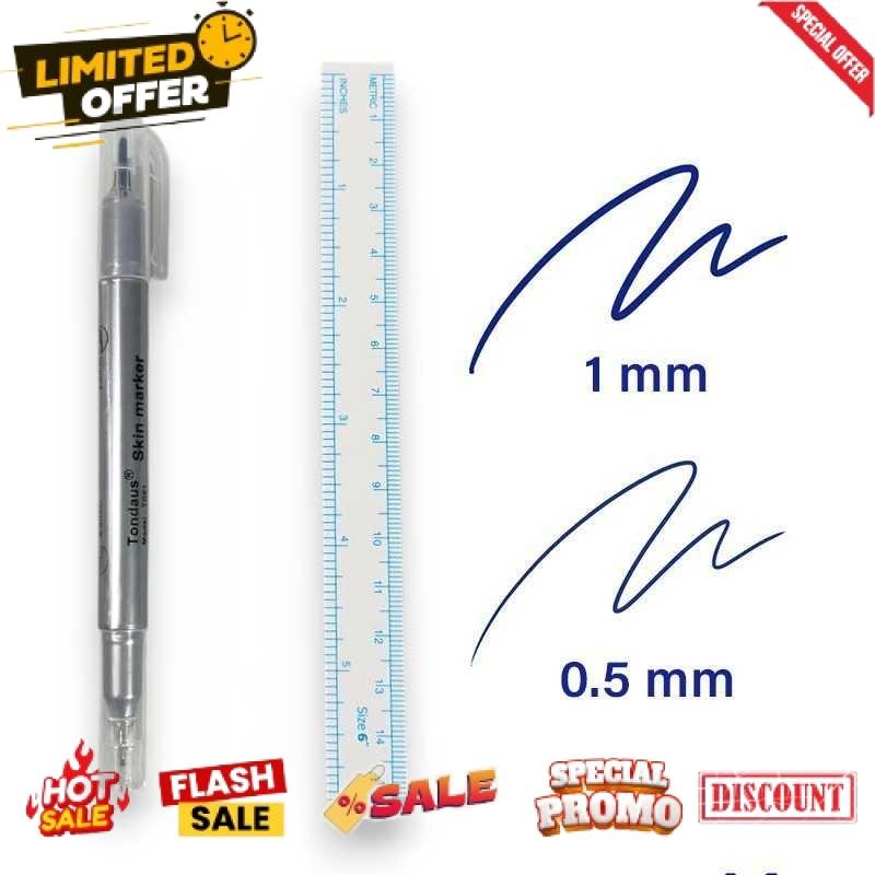 

Termurah Tondaus Medical Skin Marker Double Head Tip Spidol Kulit Operasi - TD01 Diskon