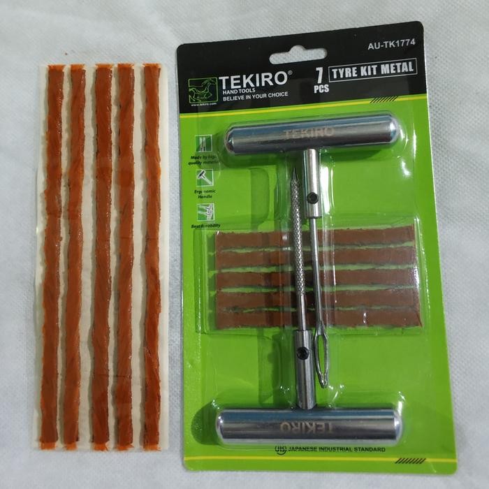 Tambal ban Tubles Stainless - Alat Tambal Ban Tubles + Refill Tekiro