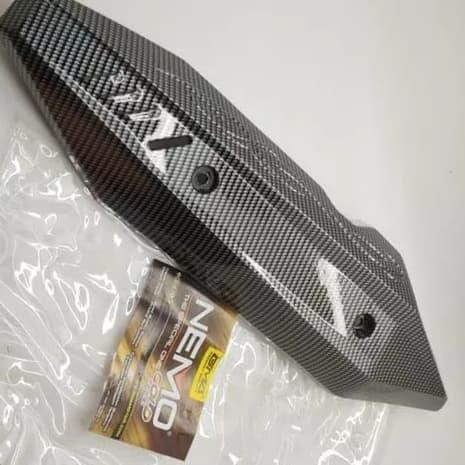Cover tutup knalpot carbon karbon ALL NEW Vario 150 / 125 KEYLESS ori