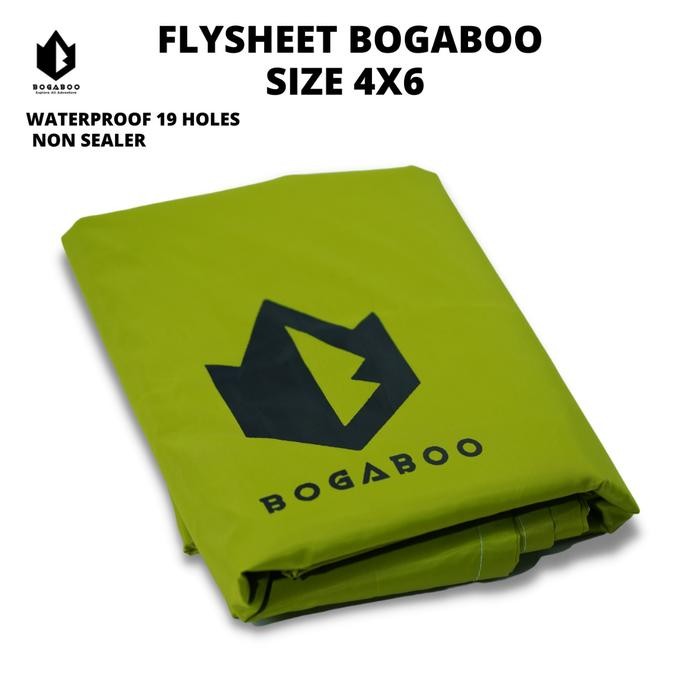 Eiger - Flysheet Merk Bogaboo Ultralight Waterproof Ukuran 4X6 Meter 19 Lubang - Flysheet Tenda