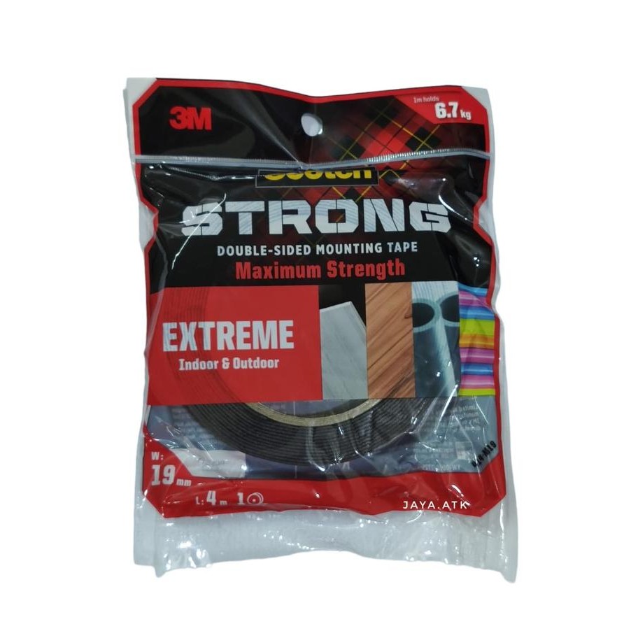 

Stok Baru DOUBLE TAPE VHB MOUNTING 3M SCOTCH 414-M19 19MM X 4M EXTREME STRONG