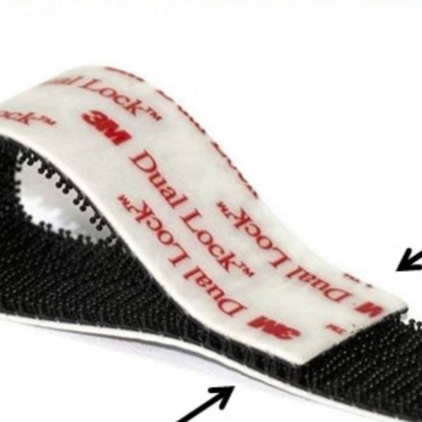 

Stok Baru 3M Dual Lock Reclosable Fastener SJ3551 25mm x 25cm - Double Tape