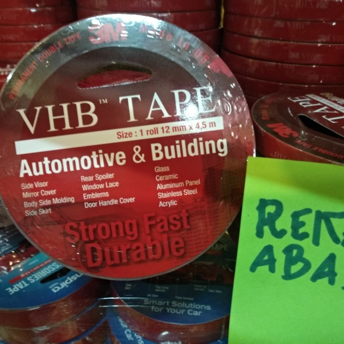

Stok Baru Double tape otomotif 3M 12mmx4,5m