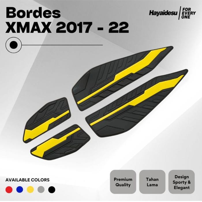 Yamaha Xmax Old (2017-2022) Karpet Board Rest Bordes Motor-Hayaidesu
