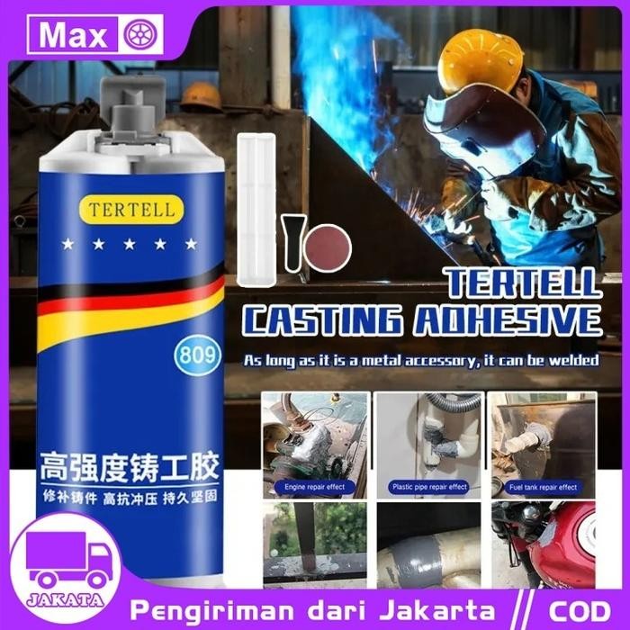 

Stok Baru Lem AB Besi Super Kuat Tahan Panas Lem Perekat Super 100g Untuk Reparasi Mobil / Rumah