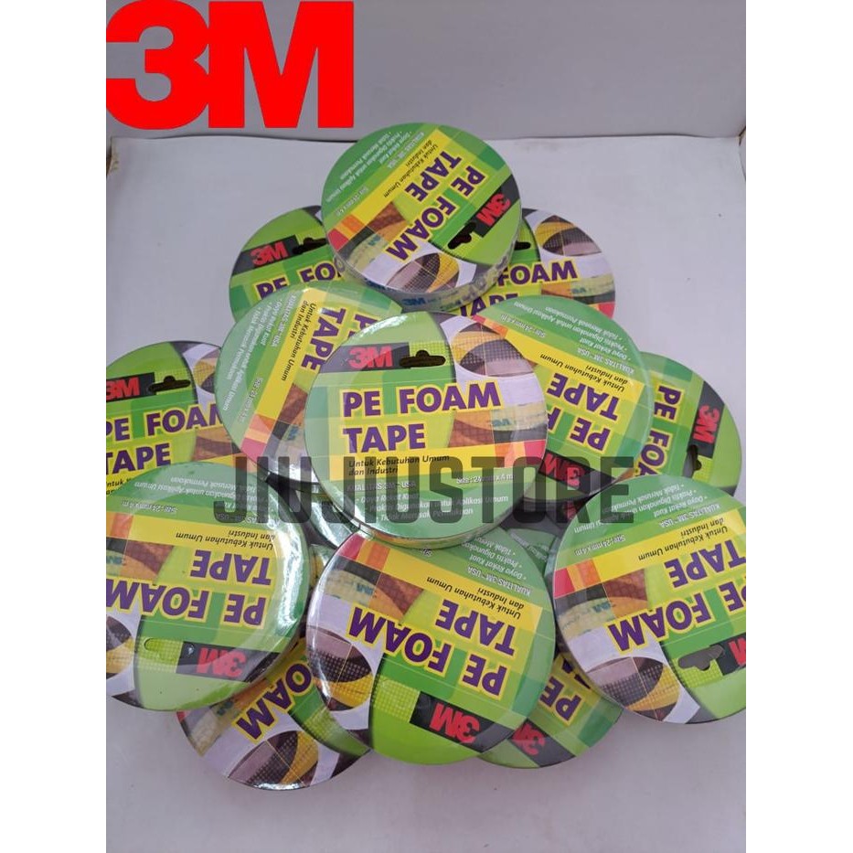 

Stok Baru DOUBLE TAPE 3M FOAM TAPE 3M SOLASI BUSA 24MM X 4MM SOLASI BOLAK BALIK