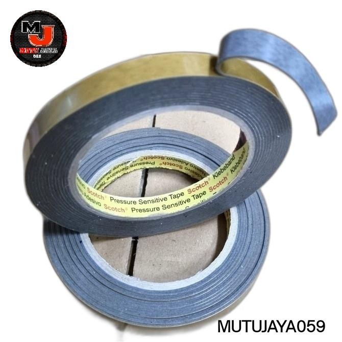 

Stok Baru Double Tape 3M Foam Abu-Abu Double Tape 12mm x 4,5mtr Super kuat