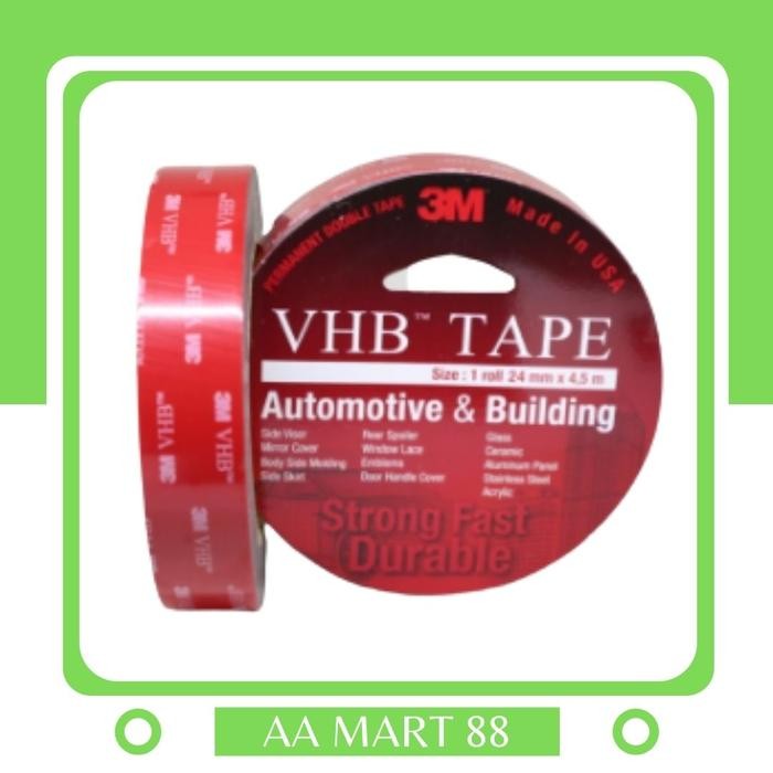 

Stok Baru 3M VHB Double Tape , 24 mm x 4.5 M