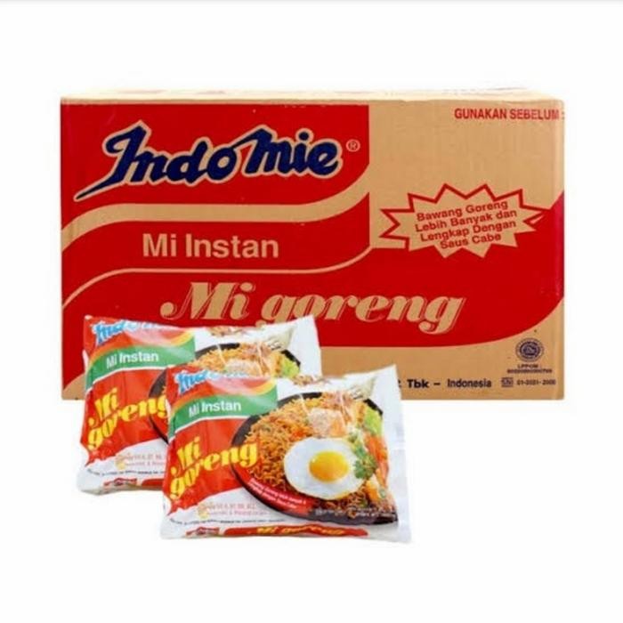 

Caraka.store1 Indomie Goreng 85 G (1 Dus = 40 Pcs)
