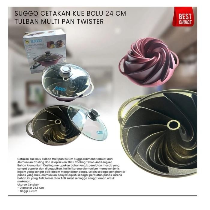 CS Cetakan Kue Bolu Tulban Multipan Suggo