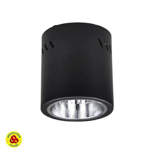 DOWNLIGHT OUTBOW 4" BULAT HITAM CEILING LAMP OB 4 INCH ROUND BLACK