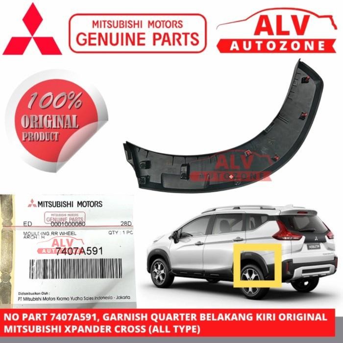 Terbatas Spoiler Garnish Over Fender Belakang Kiri Ori Xpander Cross 7407A591
