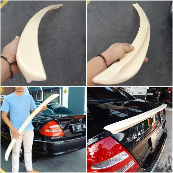Bagus Ducktail Rear Trunk Spoiler Bagasi Mercy Mercedes W211 Amg