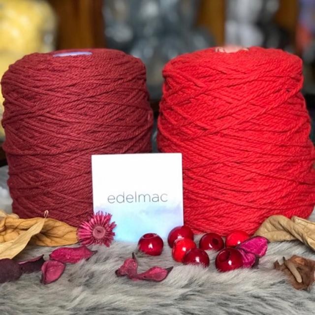 

Tali Katun Macrame Merah Twist 4Mm Premium Kode 1318