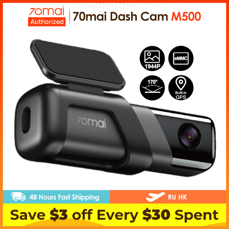70mai Dash Cam M500 2023 New Car DVR Camera Recorder Built-in GPS