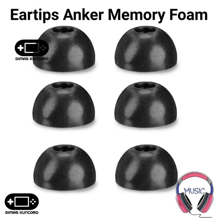 Terlaris Eartips Anker Memory Foam Busa Soundcore Liberty 4 3 2 Pro X Air Ongkir Termurah