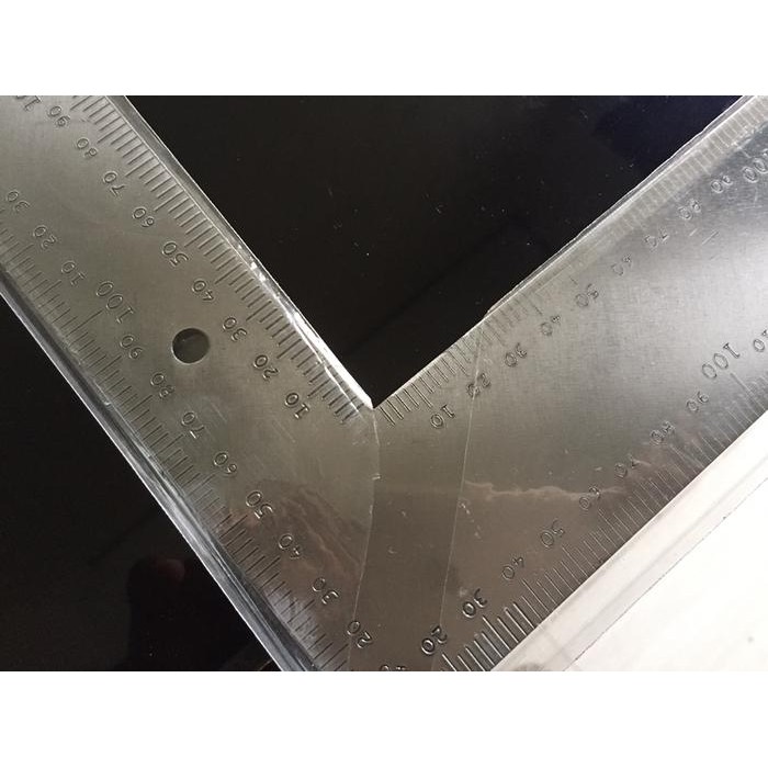 

Terlaris Penggaris Siku Stainless Steel Ukuran 60 X 40 Cm Ongkir Termurah